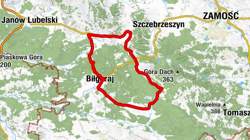 Frampol - Cerkiew Prawosławna pw. Świętego Jerzego - Kościół pw. Świętej Marii Magdaleny - Kościół pw. Matki Bożej Częstochowskiej w Tereszpolu