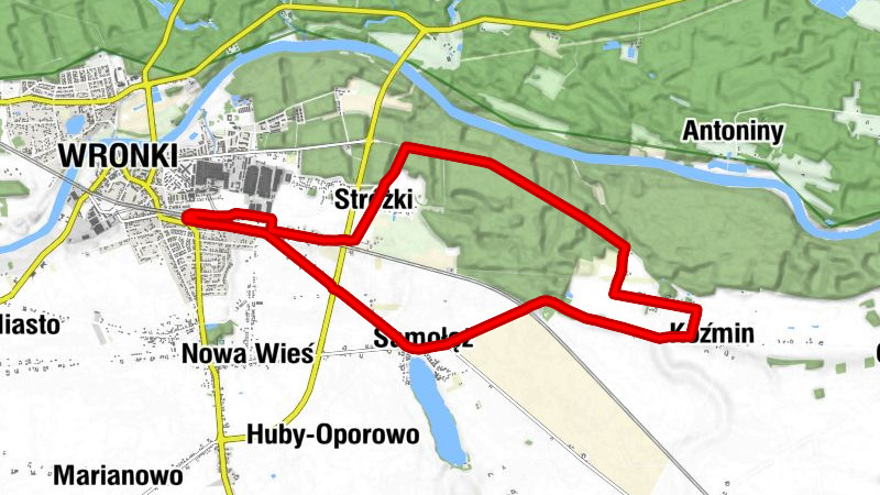 Wronki - Stróżki - Koźmin