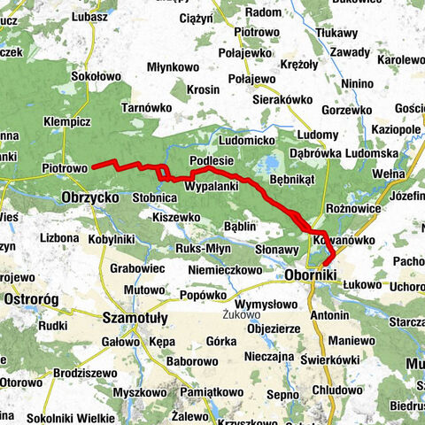 Oborniki Wielkopolskie - Oborniki - Dąbrówka Leśna