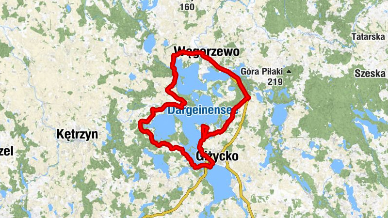 Węgorzewo - Janówko - Giżycko - Kościół pw. Ducha Świętego