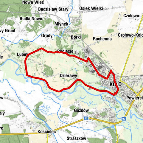 Koło - Nowa Kolejowa - Podlesie