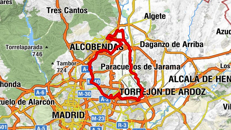 Hospital Infanta Sofía - Ermita de Nuestra Señora de la Paz - Parroquia de Nuestra Señora de la Moraleja - Alcobendas