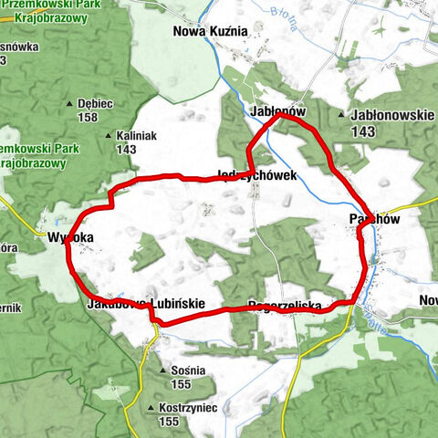 Parchów - Kościół pw. Świętego Jacka - Pogorzeliska