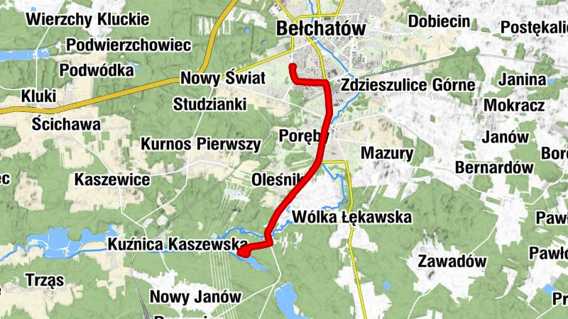Bełchatów - Kościół pw. Zesłania Ducha Świętego - Księży Młyn - Rząsawa