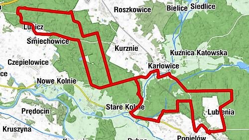 Popielów - Osiedle - Lubienia - Karłowice