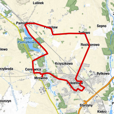 Mrowino - Kościół pw. Podwyższenia Krzyża Św. - Cerekwica - Kościół pw. św. Mikołaja