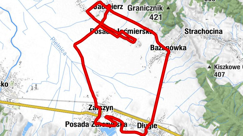 Kościół Wniebowzięcia Najświętszej Maryi Panny w Jaćmierzu - Kościół pw. św. Marcina i Matki Bożej Szkaplerznej - Kościół pw. św. Jadwigi Królowej - Kościół pw. Najświętszego Serca Pana Jezusa 1925