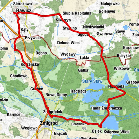 Rawicz - Parafia rzymskokatolicka pw. Podwyższenia Krzyża Świętego - Grodzisko