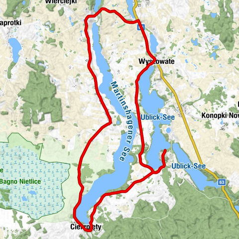 Ublik - Cierzpięty - Marcinowa Wola - Przykop