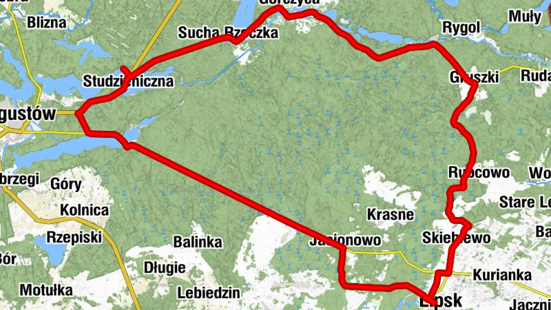 Kościół pw. Matki Bożej Anielskiej - Lipsk - Skieblewo - Ostryńskie