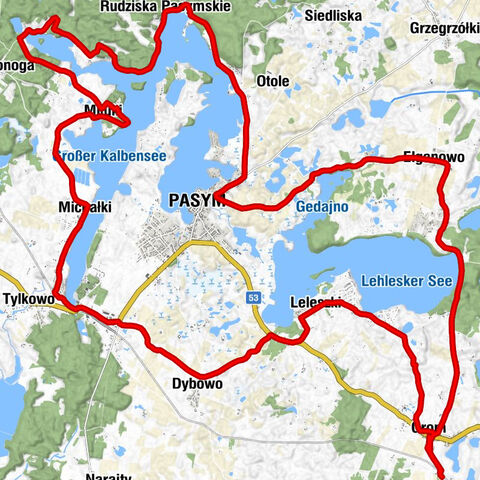 Grom - Leleszki - Dybowo - Pasym