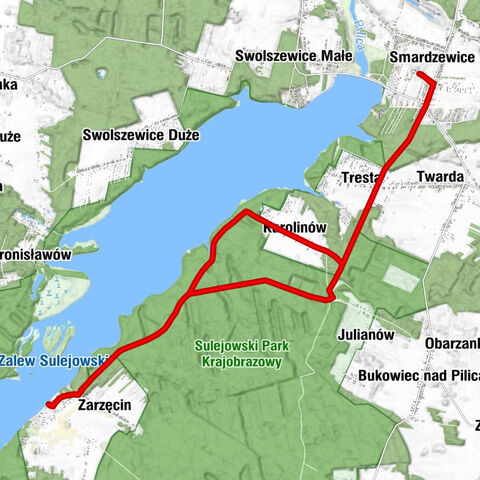 Smardzewice - Kościół pw. Św. Wacława - Tresta - Tresta Szlachecka