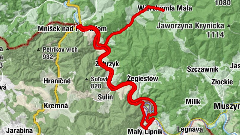 Wierchomla Mała - Izdwor - Wierchomla Wielka - Kościół pw. Świętej Kingi