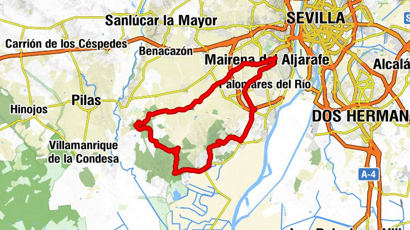 Ciudad Expo - Mairena del Aljarafe - Coria del Río - Venta del Cruce