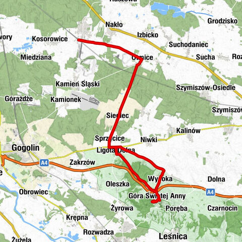 Tarnów Opolski - Kościół św. Józefa i Barbary - Góra Świętej Anny - Kaplica pw. Najświętszej Maryi Panny Wspomożenia Wiernych