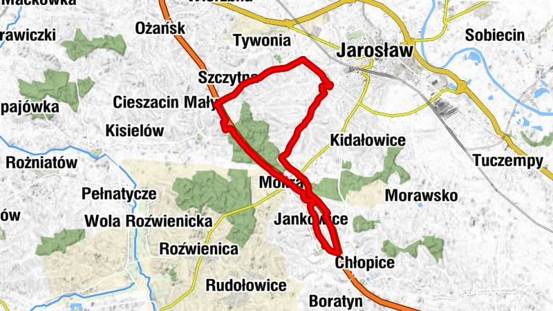 Pawłosiów - Jarosław - Jankowice