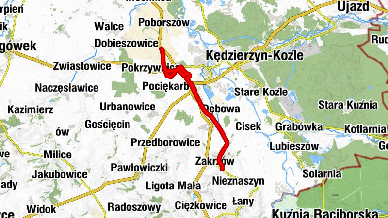 Komorno - Buda - Nowy Dwór - Zajazd PIK