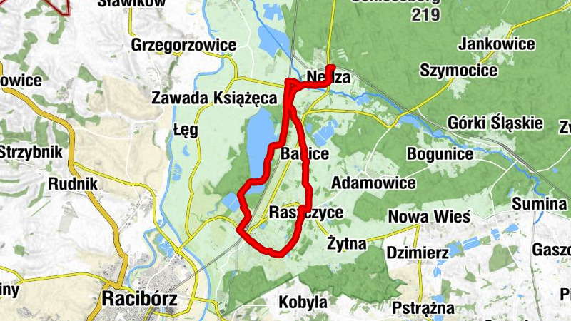 Nędza Wieś - Kościół pw. Matki Bożej Różańcowej - Zajazd w Centrum - Kościół parafialny pw. św. Jadwigi