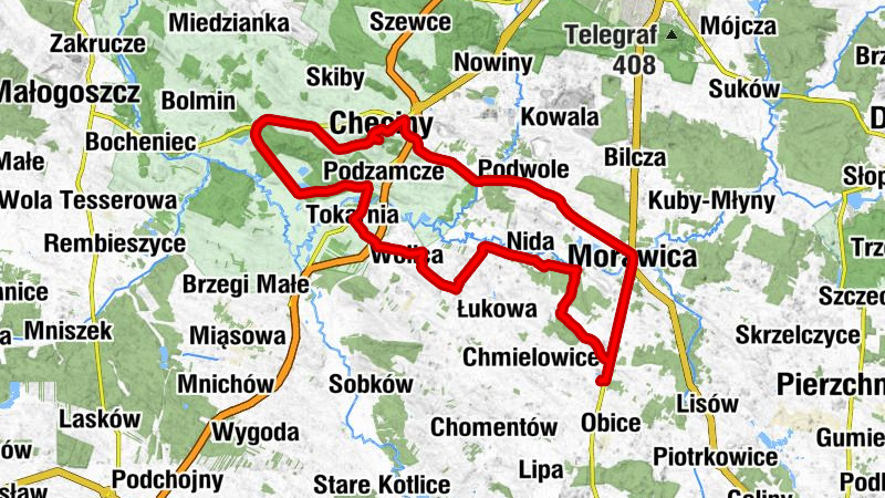 Chałupki - Kościół pw. Matki Bożej Częstochowskiej w Dębskiej Woli - Kościół pw. Świętego Maksymiliana Marii Kolbego w Wolicy - Zamkowa