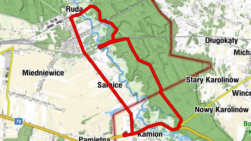 powiat skierniewicki - Samice - Jarmużka - Kamion