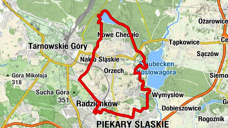 Radzionków - Tarnowskie Góry - Hrabina Wrońska - Pałac Kawalera