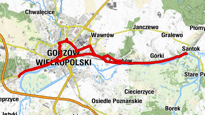 Słoneczne - Katedra Wniebowzięcia NMP w Gorzowie Wielkopolskim - Kościół pw. Podwyższenia Krzyża Świętego - Cerkiew Narodzenia Najświętszej Maryi Panny