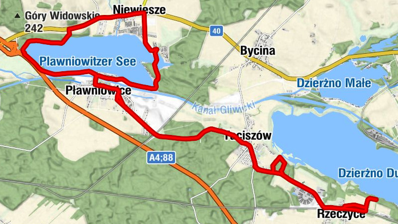 Rzeczyce - Taciszów - Kolonia Pławniowice - Elefant