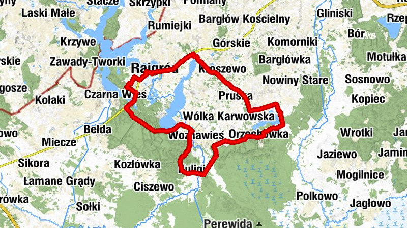 Rajgrodzik - Smakosz - Kaplica cmentarna - Rajgród