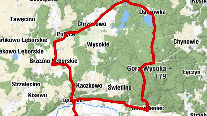 Godętowo - Łęczyce - Wojewo - Kościół pw. Świętego Antoniego Padewskiego