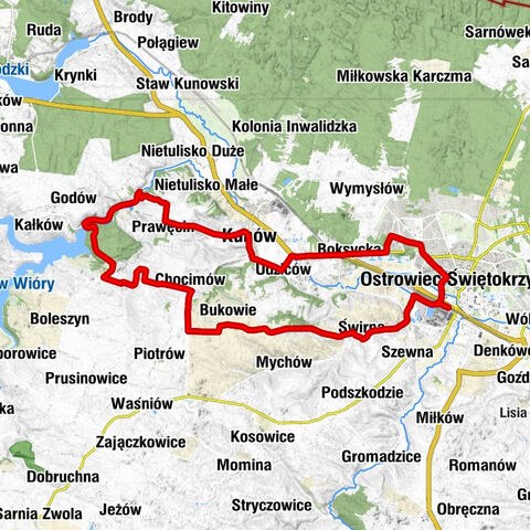 Ostrowiec Świętokrzyski - Kazimierzówka - Kunów