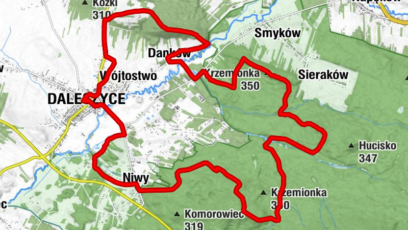 Folkówka u Strażaka - Świnia Góra - Krzemionka - Daleszyce