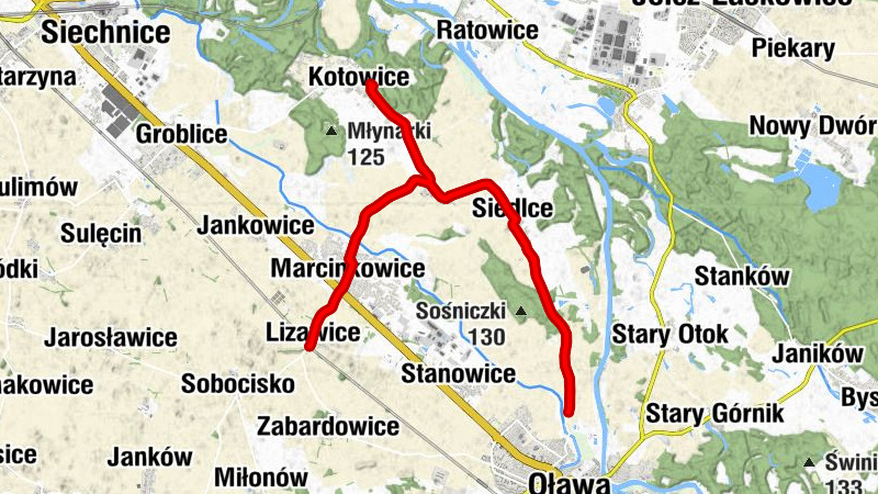 Lizawice - Kościół pw. św. Marka Ewangelisty - Oława - Kościół Najświętszego Serca Pana Jezusa