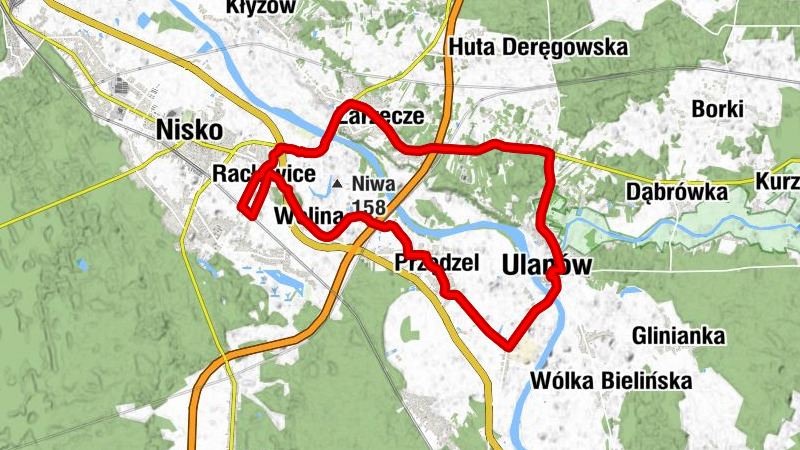 Racławice - Kaplica cmentarna - Kościół pw. Trójcy Przenajświętszej w Ulanowie - Kaplica wotywna