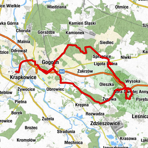Krapkowice - Gogolin - Bazylika Świętej Anny - Góra Świętej Anny