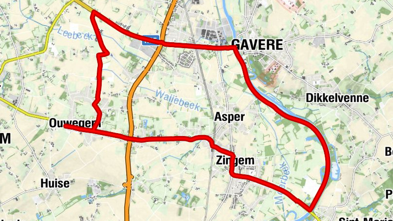 Taverne Toffenof - Sint-Jan Baptistkerk - Gavere - Onze-Lieve-Vrouwekapel