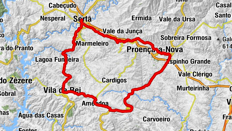 Sertã - Cumeada - Vila de Rei - Proença-a-Nova