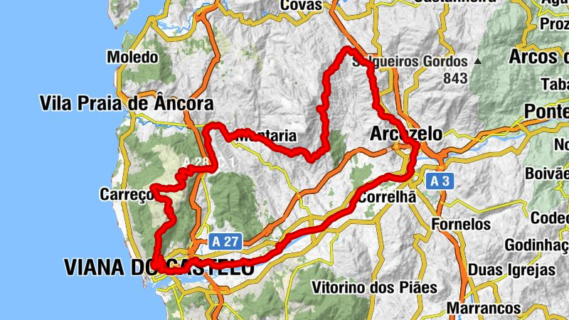 Arcozelo - Capela de Santo António - Santa Luzia - Capela de S. Miguel