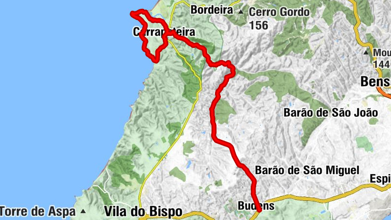 Budens - Pedralva - Carrapateira - O Sitio do Rio