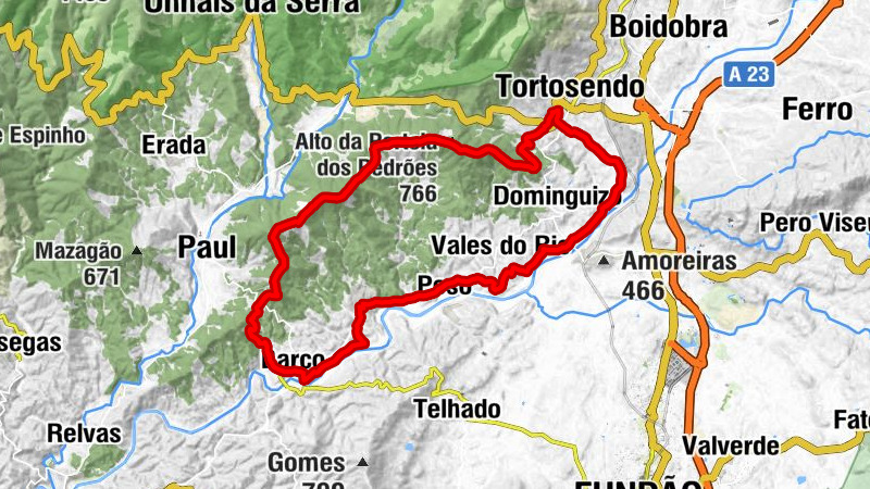 Coutada - Capela de São Brás - Alto da Portela dos Pedrões - Penesinhos