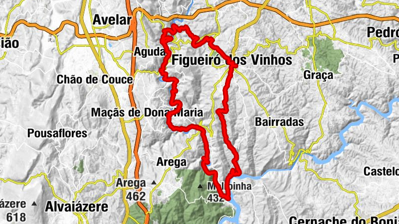 Igreja de São João Baptista - Capela de Nossa Senhora  de Fátima do Vale do Rio - Capela de Santa Quitéria do Carapinhal - Figueiró dos Vinhos