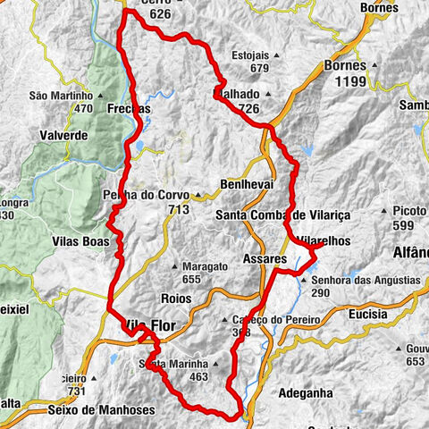 Vilarelhos - Capela de Santa Luzia - Vila Flor - Lodões