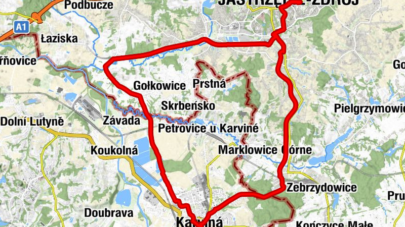 Osiedle Morcinka - Kościół Ewangelicki Świętej Trójcy - Kostel sv. Marka - Kościół pw. Świętej Anny