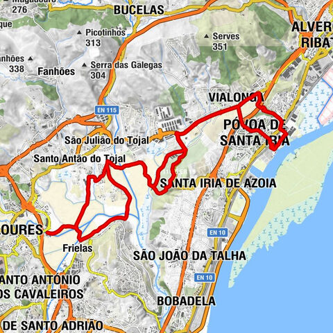 Póvoa de Santa Iria - Vialonga - Loures - Alverca do Ribatejo