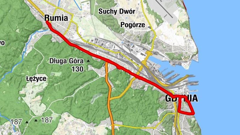 Rumia - Zochlina - Gdynia