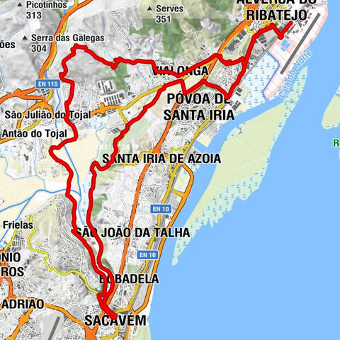 Alverca - Alverca do Ribatejo - Forte da Casa - Igreja Matriz de Sacavém