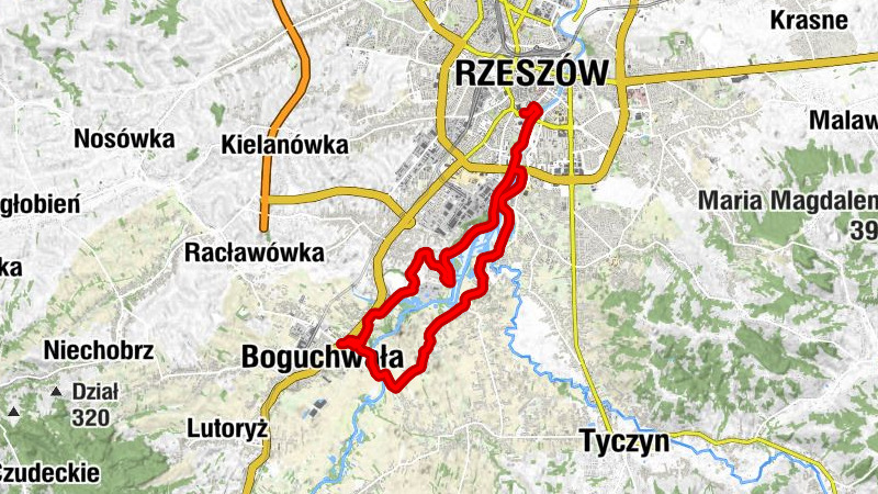 Boguchwała - Za Kościołem - Dół - Rzeszów