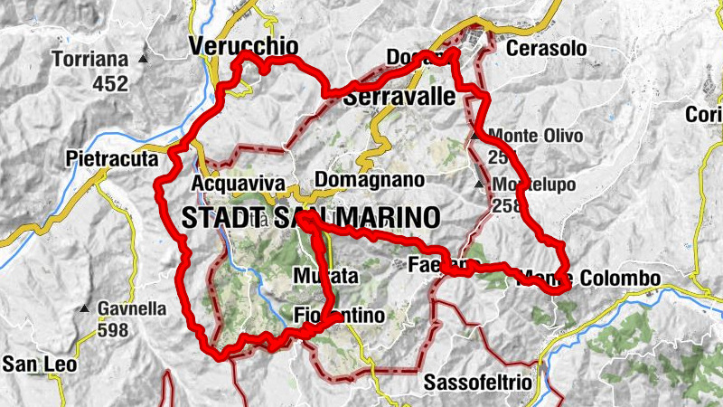 Verucchio - Chiesa dei Cappuccini - Monte Pulito - Al Mastin Vecchio