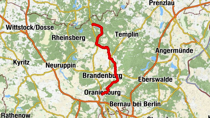 Fürstenberg/Havel - Eichberg - Stadtpfarrkirche Liebenwalde - Oranienburg