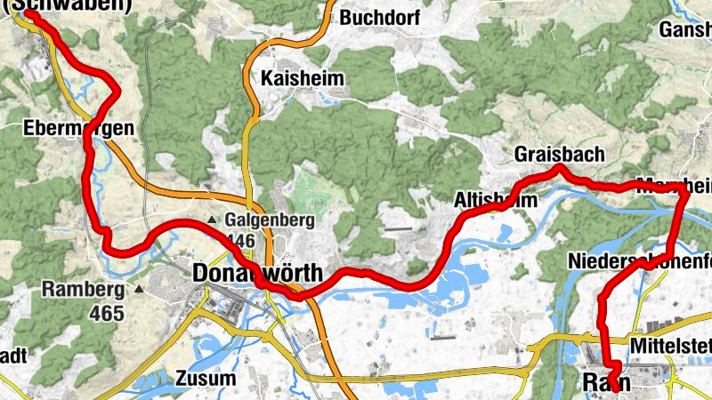 Harburg (Schwaben) - Hühnerberg - Peter und Paul - Rain