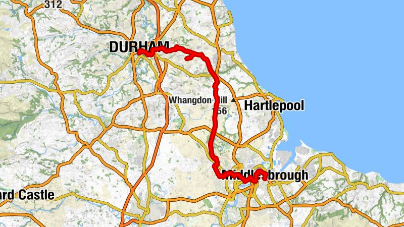 Middlesbrough - Our Lady of Lourdes R.C. Church - St Nicholas Church - Durham Quaker Meeting